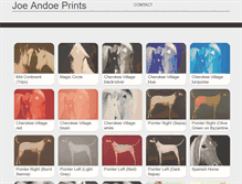 Tablet Screenshot of joeandoeprints.com